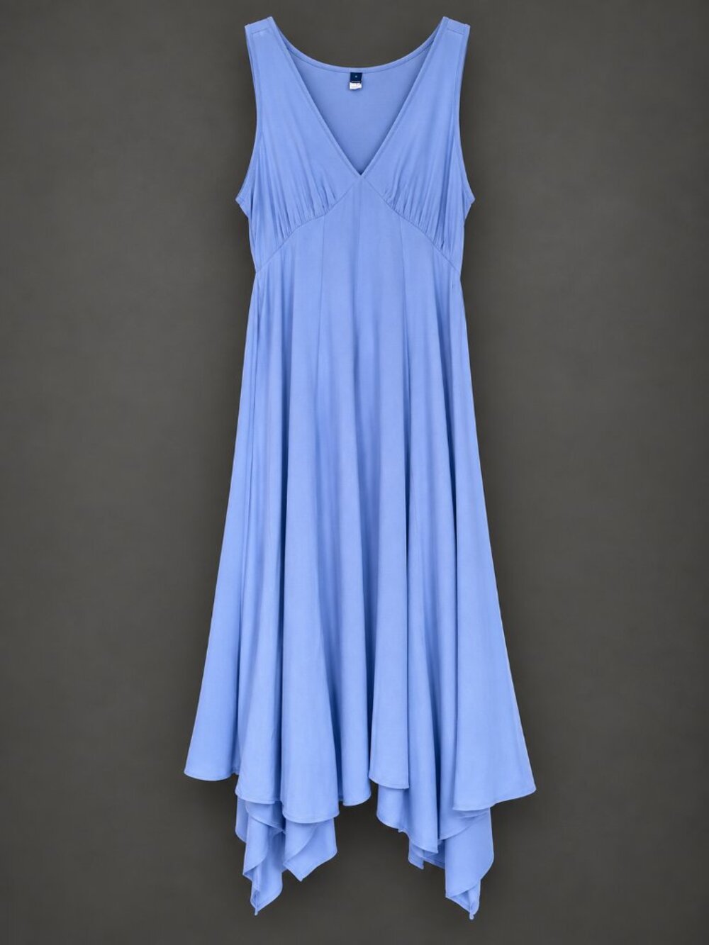 💙 Old Navy Periwinkle Blue Handkerchief Hem Dress – Size Small